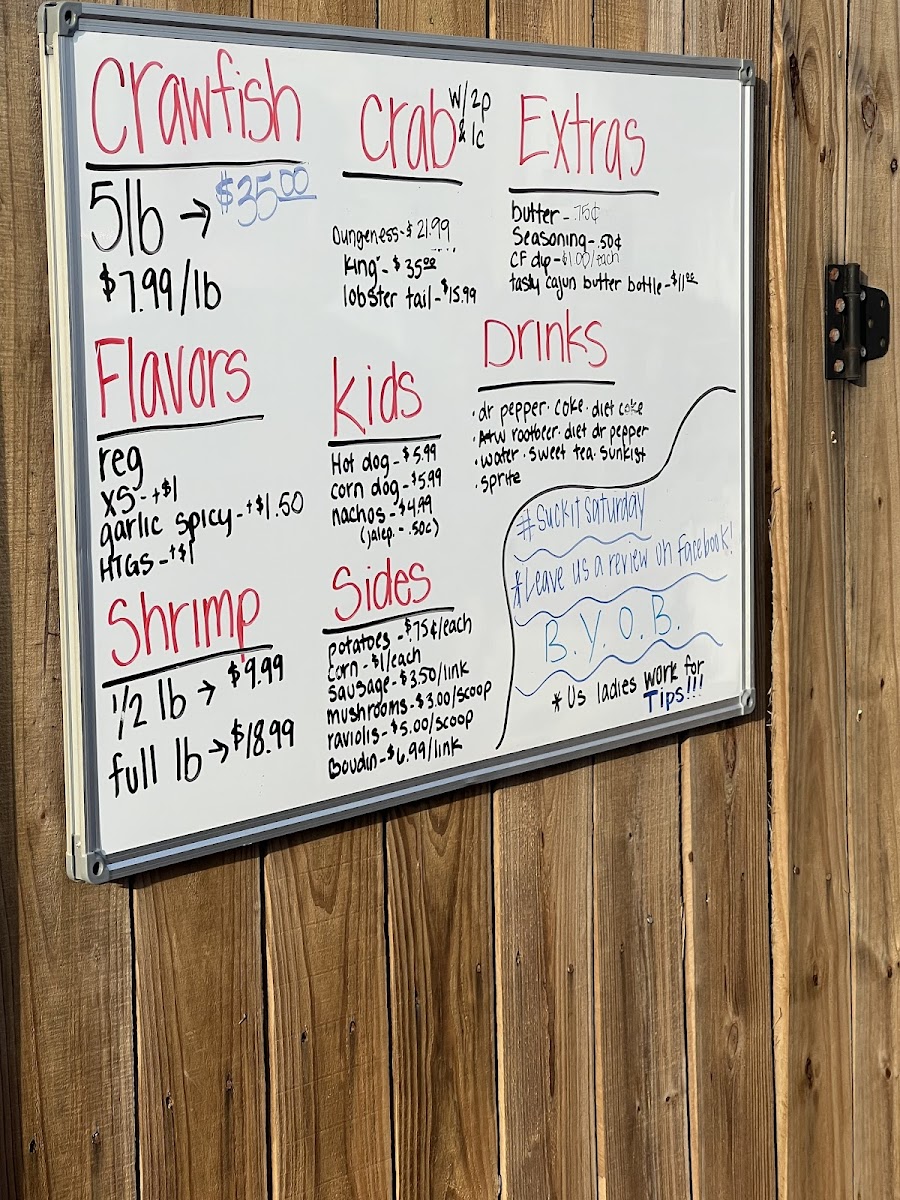 Menu Swamp Donkey's Seafood-2