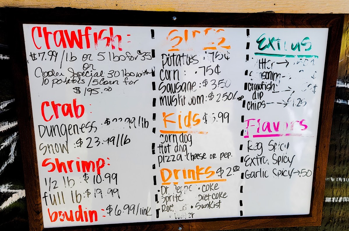 Menu Swamp Donkey's Seafood-4