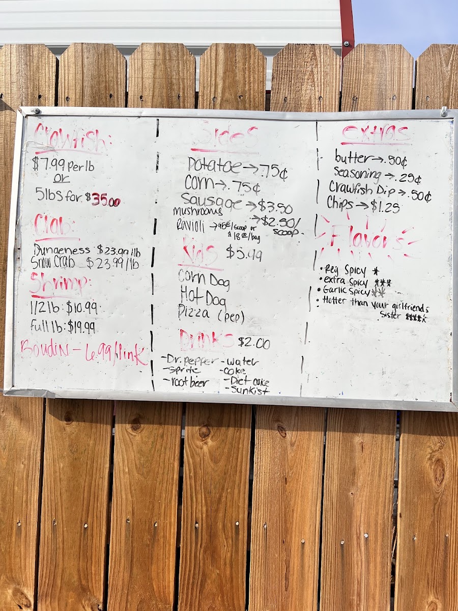 Menu Swamp Donkey's Seafood-5