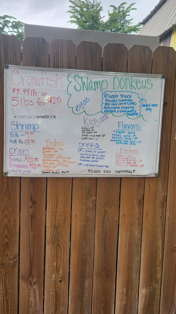 Menu Swamp Donkey's Seafood-6